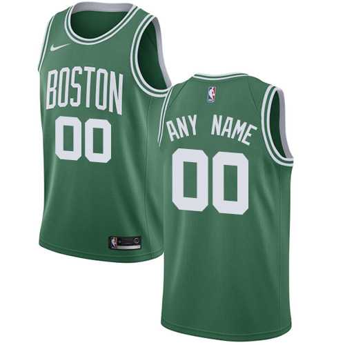Women%27s Customized Boston Celtics Swingman Green Nike NBA Icon Edition Jersey